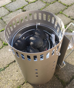 The snake method starter briquettes