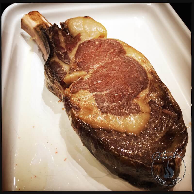 Cote de Boeuf cooked indirect