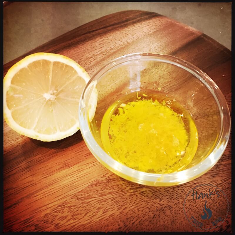 Lemon and oil mix