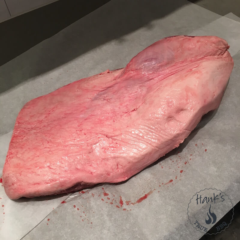 Raw brisket. This is known as a 'full packer'.