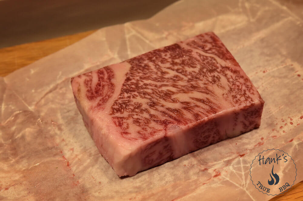 Raw Kobe beef