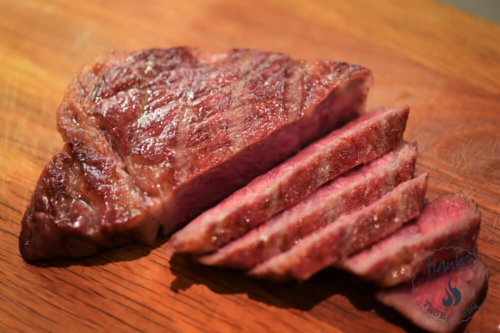 Sliced Kobe beef